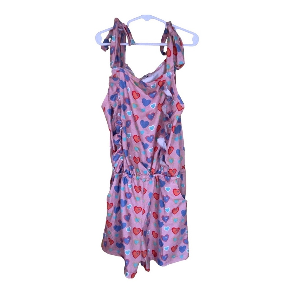 New tie sleeveless romper